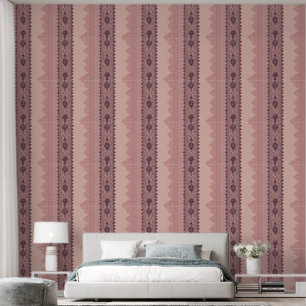 Pink and beige patterns AI art Wallpaper