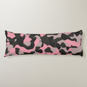 Pink and Black Camo  Body Cushion
