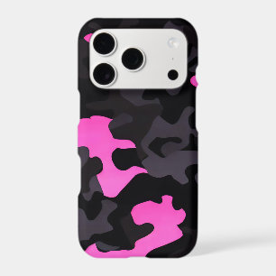 Pink and Black Camouflage