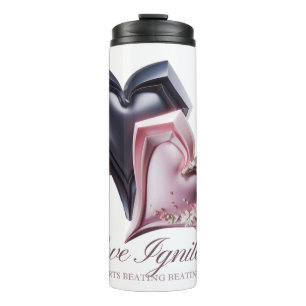 Pink and Black Couple Mug
