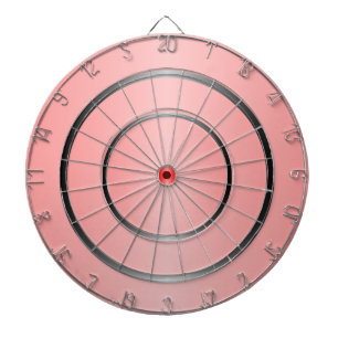 Pink And Black Dartboard