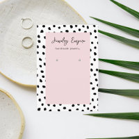 Pink and Black Earning Holder