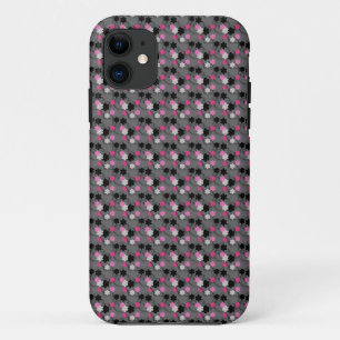 Pink And Black Floral Case-Mate iPhone Case