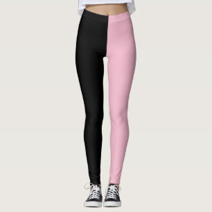 Pink and Black Leggings