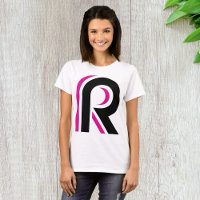 Pink And Black Letter R