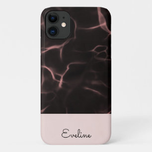 Pink and Black Marbled Theme Case-Mate iPhone Case