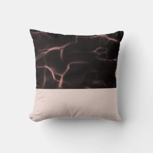 Pink and Black Marbled Theme Cushion