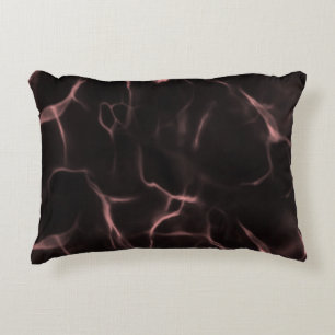 Pink and Black Marbled Theme Decorative Cushion