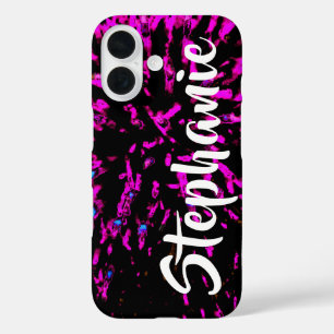 Pink and Black Personalised iPhone XR, XS, XS Max iPhone 16 Case