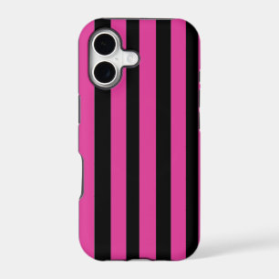 Pink and Black Stripes 
