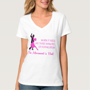 pink and black T-Shirt