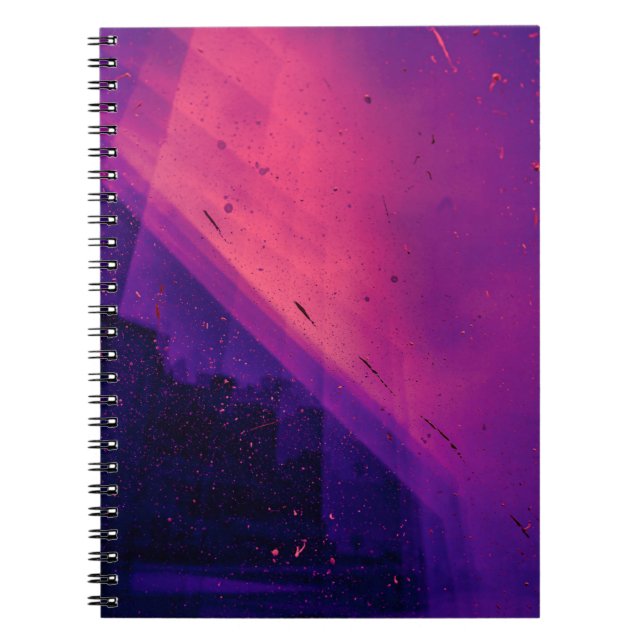 PINK AND BLACK WALLPAPER NOTEBOOK (Front)