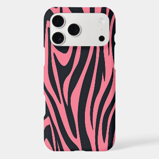 Pink and Black Zebra Animal Print
