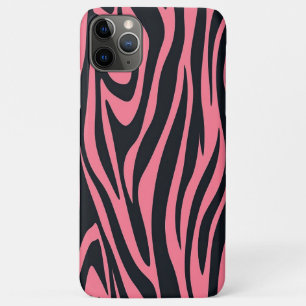 Pink and Black Zebra Animal Print Case-Mate iPhone Case