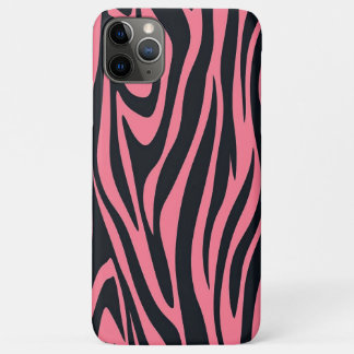 Pink and Black Zebra Animal Print Case-Mate iPhone Case