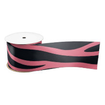 Pink and Black Zebra Animal Print 
