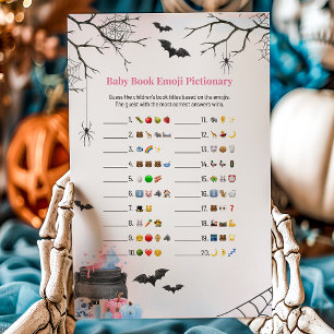 Pink and Blue A Baby is Emoji Pictionary Game