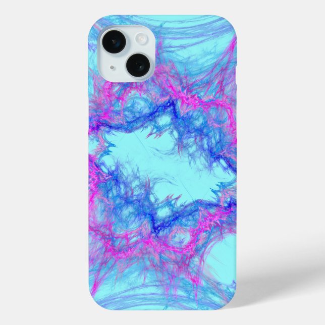 pink and blue abstract art  Case-Mate iPhone case (Back)