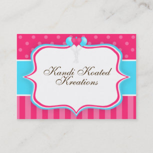 Pink and Blue Balloons Business Card