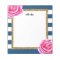 Pink and Blue Bright Flower Personalised