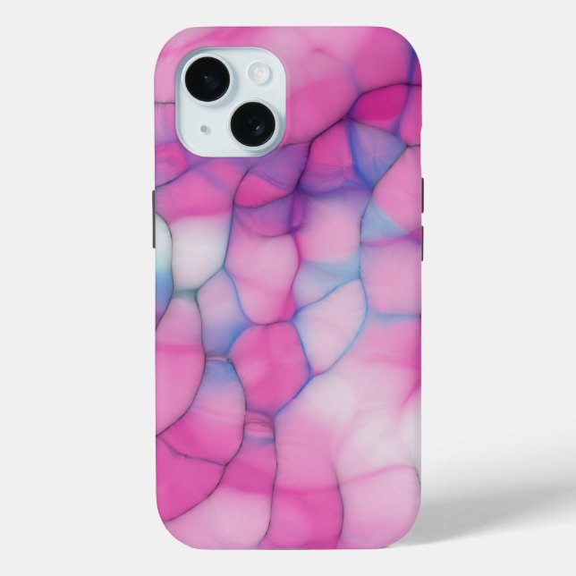 pink and blue bubbles Case-Mate iPhone case (Back)