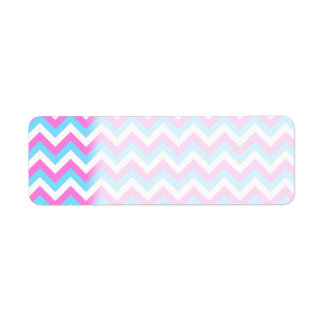 Pink and Blue Chevron Zig Zag Stripes.