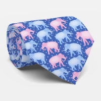 Pink and Blue Elephants Gender Reveal Party