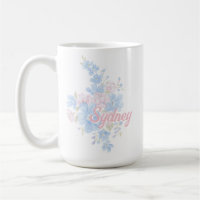 Pink and Blue Floral Grandmillennial | Name