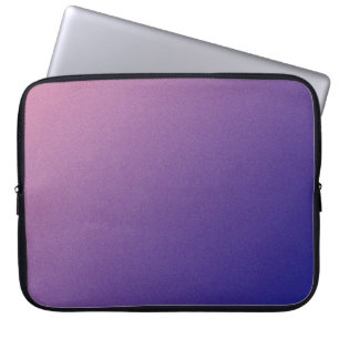 Pink and Blue Gradient Shimmer Laptop Sleeve