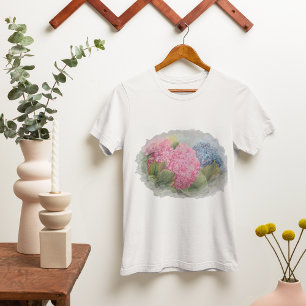 Pink and blue hydrangeas T-Shirt
