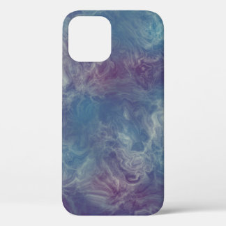 pink and blue marble iPhone 12 case