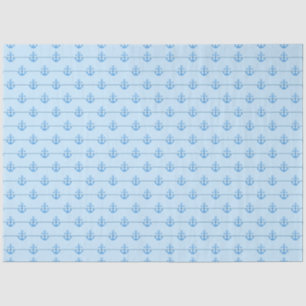 Pink and Blue Nautical Series Design 11 Tissue Paper