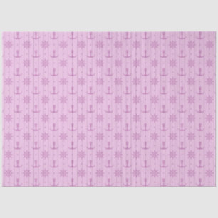 Pink and Blue Nautical Series Design 4 Tissue Paper