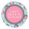 Pink and Blue Night Owl Personalised Stickers