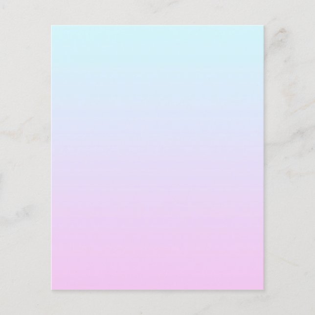 Pink and blue pastel gradient background (Front)