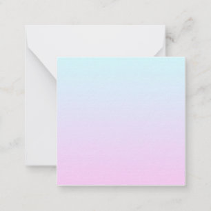 Pink and blue pastel gradient background card