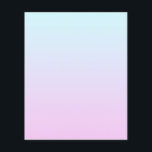 Pink and blue pastel gradient background flyer<br><div class="desc">Plain blue and pink pastel gradient.</div>
