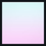 Pink and blue pastel gradient background photo print<br><div class="desc">Plain blue and pink pastel gradient.</div>
