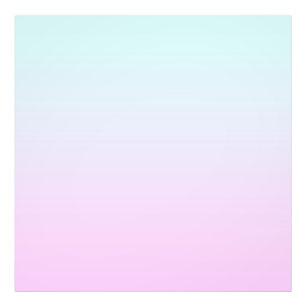 Pink and blue pastel gradient background photo print