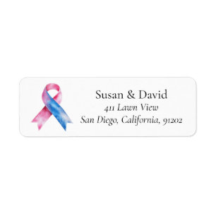 Pink and Blue Ribbon Awareness Support & Cause