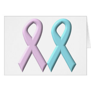 Pink and  Blue Ribbons