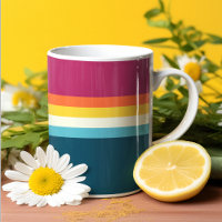 Pink and Blue Shades Stripe