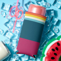 Pink and Blue Shades Stripe