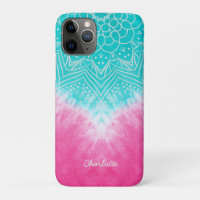 Pink and Blue Tie dye with Mandala Sway in Style