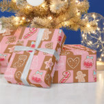 Pink and Brown Cute and Modern Christmas Wrapping Paper<br><div class="desc">Introducing our Pink and Brown Chequerboard Christmas Wrapping Paper, a delightful choice for those who love a touch of whimsy and tradition in their holiday celebrations. The unique chequerboard pattern serves as a playful backdrop, blending the timeless charm of brown squares with the festive flair of vibrant pink ones. Against...</div>