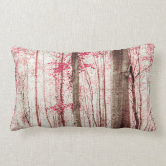 Pink and Brown Lumbar PIllow
