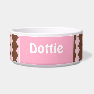 Pink and brown personalised