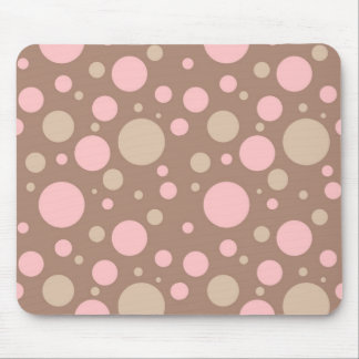 ~~Pink and Brown Polka Dots Mouse Pad