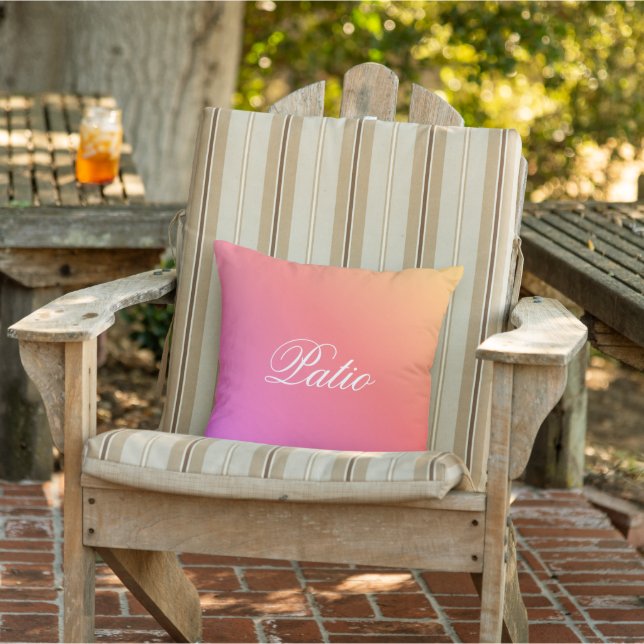 Pink And Coral Cushion (Chair)