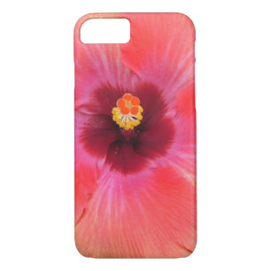 Pink and Coral Hibiscus Phone Case